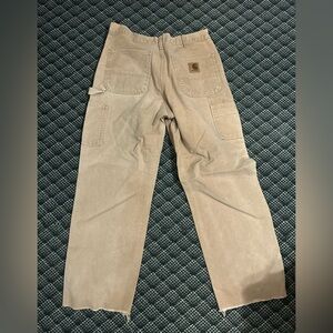Carhartt vintage Men's Tan carpenter heavy pants